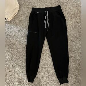 Figs Zamora Scrub Pants - Black - S Petite